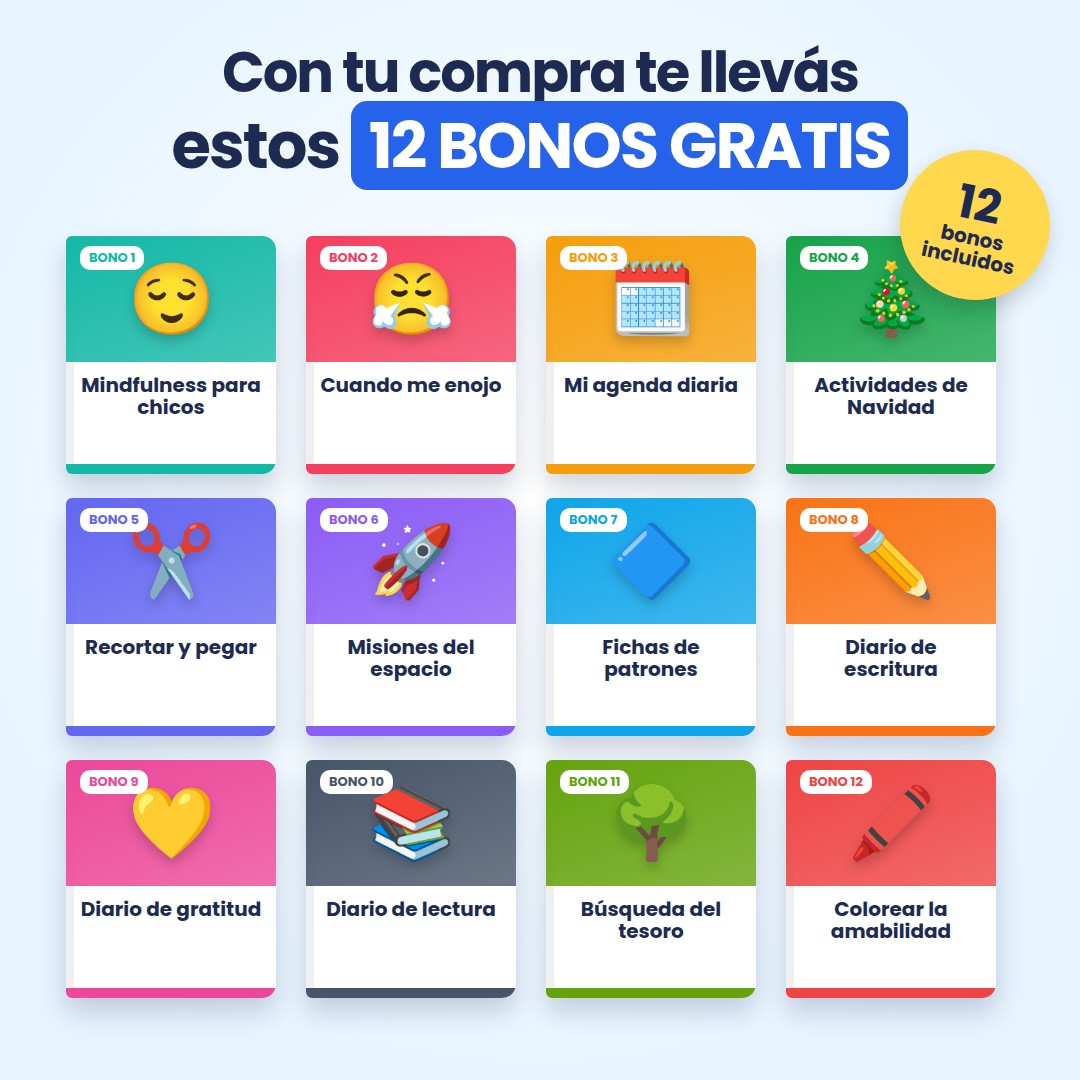 12 bonos gratis