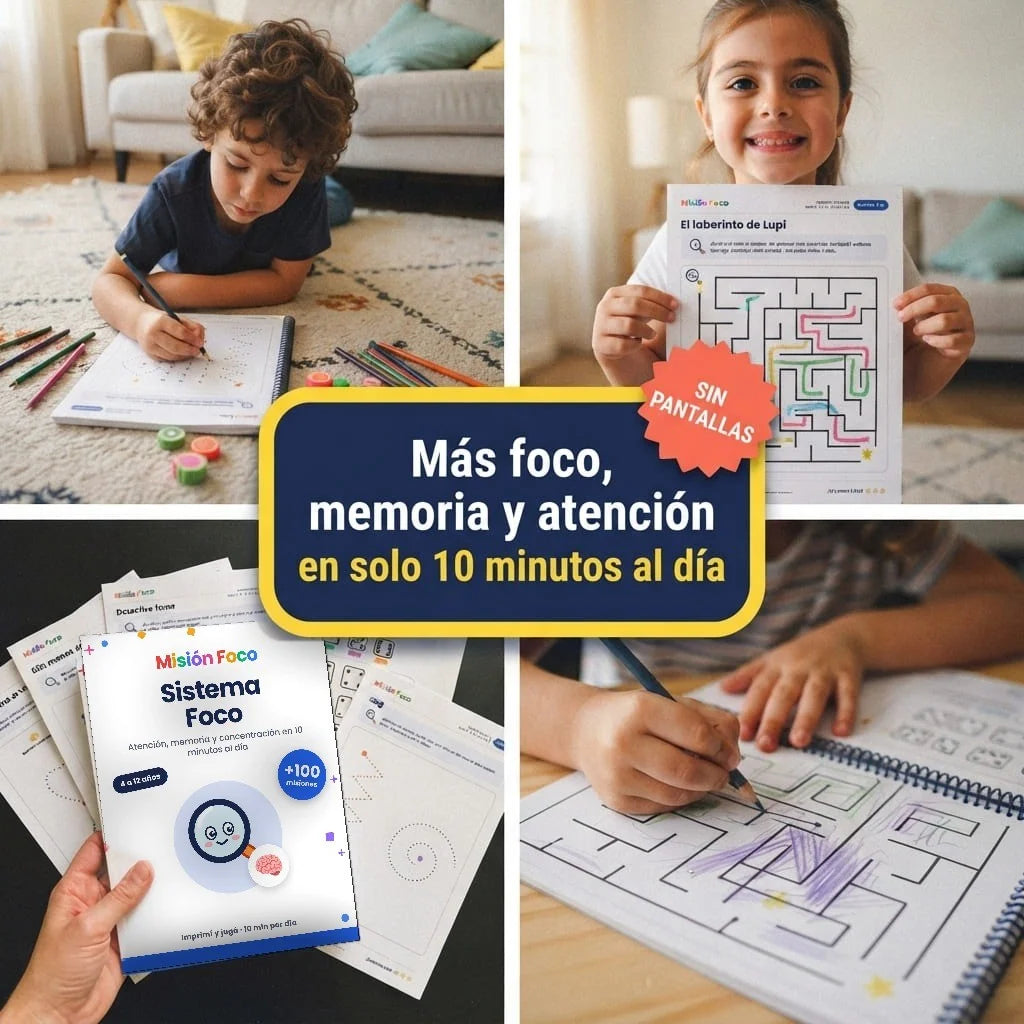 Más foco, memoria y atención en 10 minutos al día