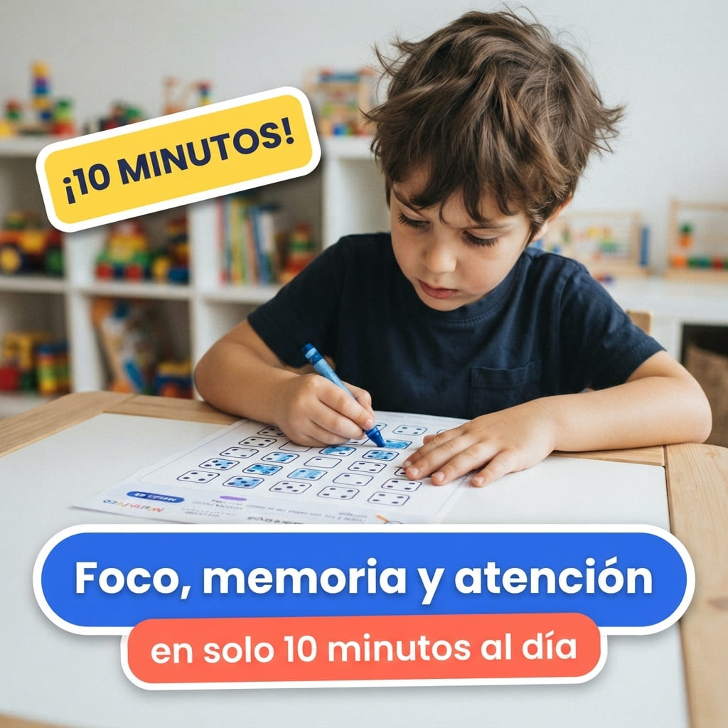Nene haciendo una misión de foco